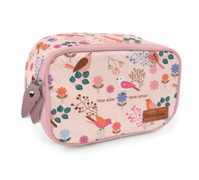 Alternative view of Estojo Box 100 Fina Ideia Leve Amor 21x14x9cm com divisória e 25 nichos elásticos