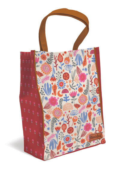 Alternative view of Bolsa Tote Fina Ideia Orgânica 36x26x11cm com bolso interno e zíper