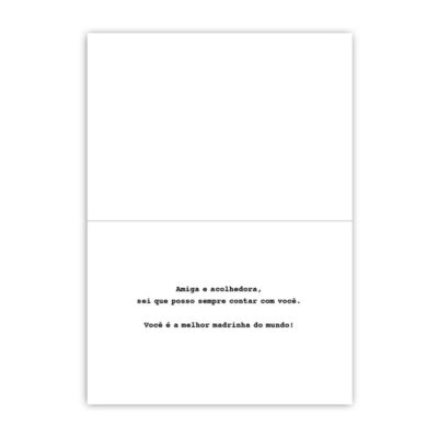 Alternative view of Cartão Mix Madrinha Pássaro Fina Ideia 11x15,5cm com envelope