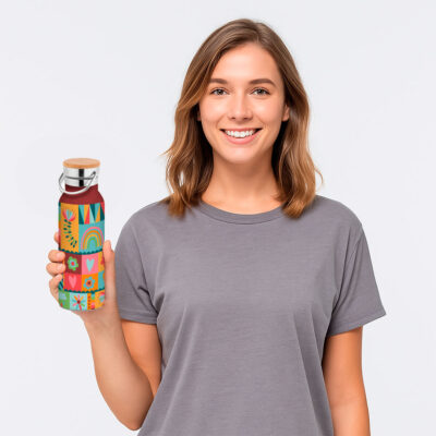 Garrafa térmica Arco-Íris