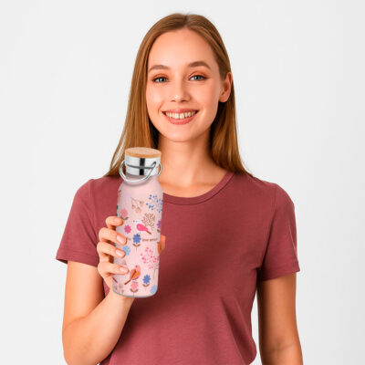 Garrafa térmica Leve Amor