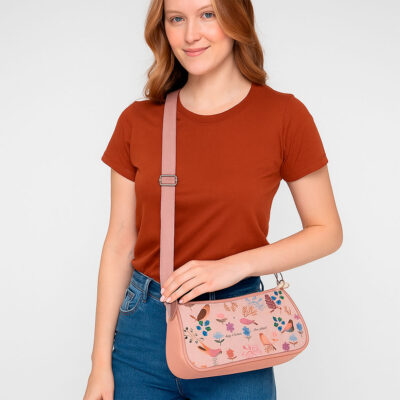 Necessaire com Alça Fina Ideia Leve Amor 24x10x7cm com zíper e alça removível