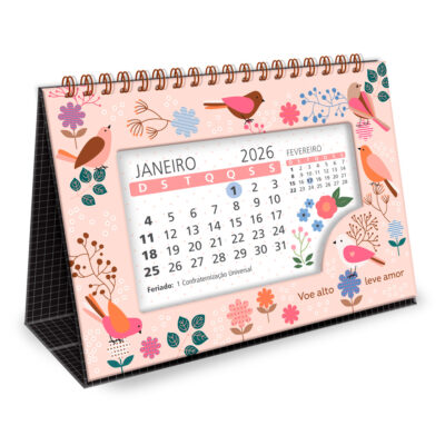 Alternative view of Calendário de Mesa 2026 Leve Amor Fina Ideia 18,5x13cm