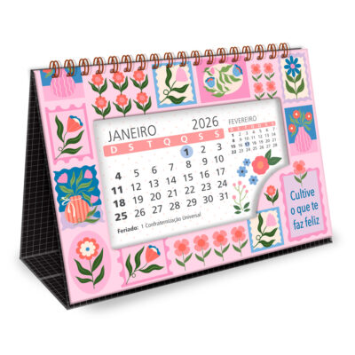 Alternative view of Calendário de Mesa 2026 Selinhos Fina Ideia 18,5x13cm