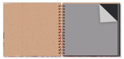 Alternative view of Álbum de Fotos G Fina Ideia Floral Kraft 21,8x23,5cm 30 folhas 180g/m² capa dura