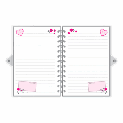 Alternative view of Diário com Chave Fina Ideia Cachorro na Janela 11,8x17,5cm 84 folhas capa protetora