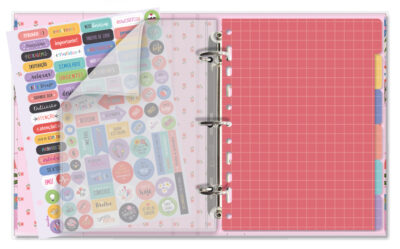 Alternative view of Caderno Argolado Fina Ideia Selinhos 16,5x23,2cm 80 folhas capa protetora