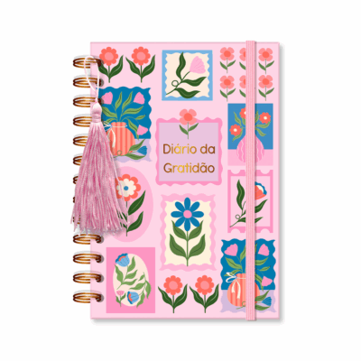 Diário da Gratidão Fina Ideia Selinhos 11,8x17,5cm 80 folhas capa dura