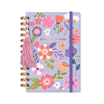 Diário da Gratidão Fina Ideia Sempre-viva 11,8x17,5cm 80 folhas capa dura