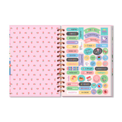 Alternative view of Planner Diário Fina Ideia Selinhos 14,5x20,5cm 80 folhas capa dura