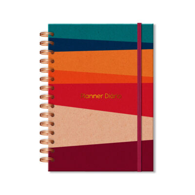 Planner Diário Reciclada Fina Ideia 14,5x20,5cm 80 folhas capa dura