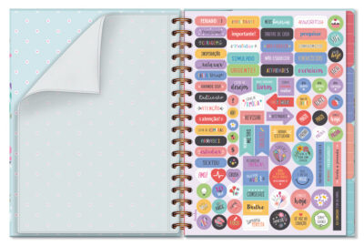 Alternative view of Caderno Folhas Removíveis Fina Ideia Borboletas no Jardim 16,5x23,2cm 80 folhas 90g/m² capa dura