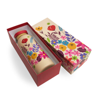 Alternative view of Garrafa Térmica Fina Ideia Floral 500ml aço inox