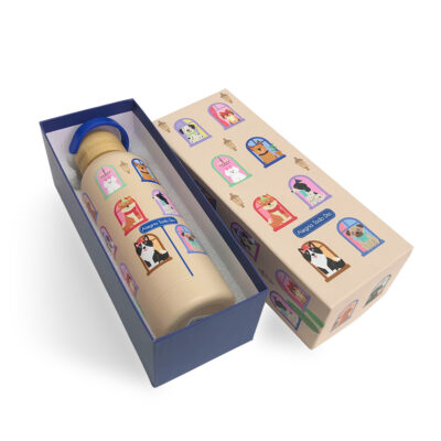 Alternative view of Garrafa Térmica Fina Ideia Cachorro na Janela 500ml aço inox