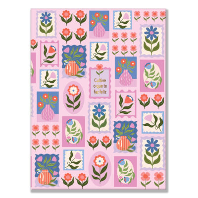 Pasta Catálogo Fina Ideia Selinhos Ofício 24x32cm capa dura