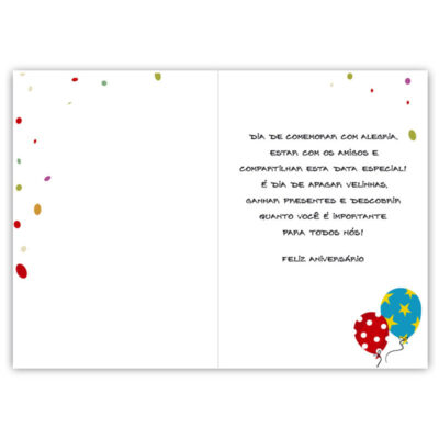 Alternative view of Cartão Artesanal Aniversário Selfie Fina Ideia 11x15,5cm com envelope