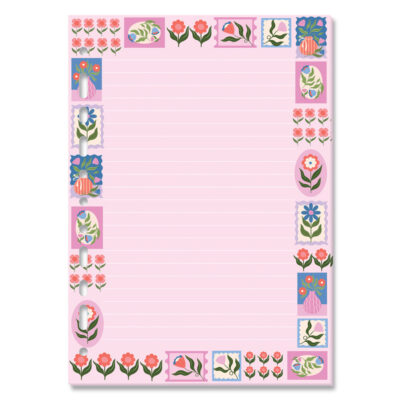 Refil Decorado Caderno Argolado Colegial Fina Ideia Selinhos 30 folhas 90g