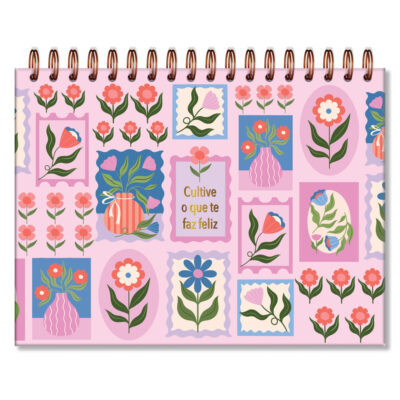 Caderno de Criação Fina Ideia Selinhos 23,5x17,5cm 30 folhas pretas 180g/m² capa dura