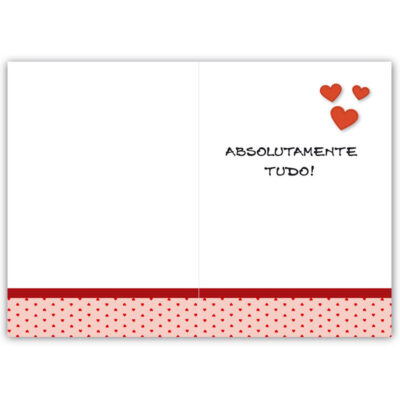 Alternative view of Cartão Artesanal Romântico Sapatinhos Casal Fina Ideia 11x15,5cm com envelope