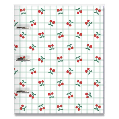 Caderno Argolado Fina Ideia Cereja 16,5x23,2cm 80 folhas capa protetora