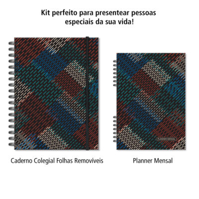 Alternative view of Kit 03 Traços Fina Ideia com Caderno Folhas Removíveis e Planner Mensal