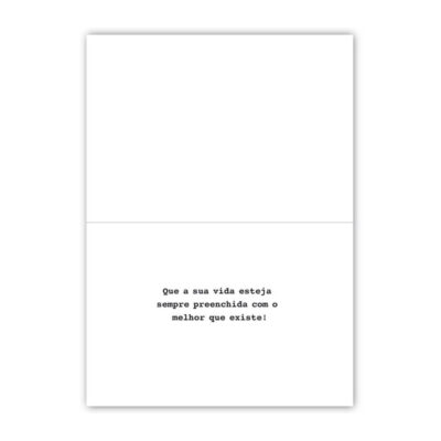 Alternative view of Cartão Mix Felicitações Flores com Renda Fina Ideia 11x15,5cm com envelope