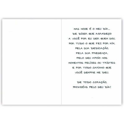 Alternative view of Cartão Artesanal Mãe Avental Fina Ideia 11x15,5cm com envelope