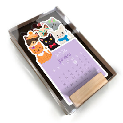 Alternative view of Calendário 2026 Gatinhos Fina Ideia 10,5x19cm