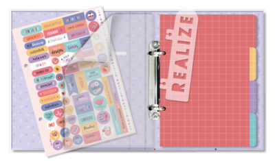 Alternative view of Caderno Argolado P A5 Fina Ideia Gato na Janela 14,5x20,5cm 80 folhas capa protetora