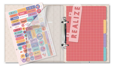 Alternative view of Caderno Argolado P A5 Fina Ideia Cachorro na Janela 14,5x20,5cm 80 folhas pautadas capa protetora