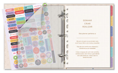 Alternative view of Caderno Argolado Planner Fina Ideia Cachorro na Janela 16,2x23,5cm 103 folhas capa protetora