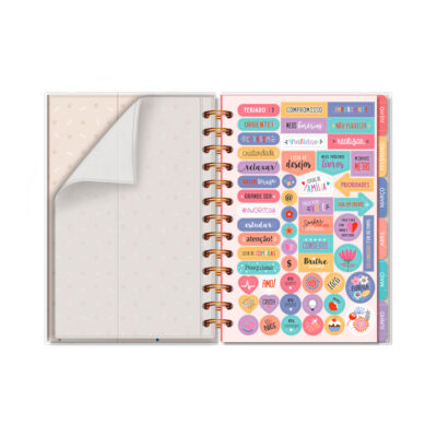 Alternative view of Planner Permanente P Fina Ideia Cachorro na Janela 11,8x17,5cm 105 folhas capa protetora