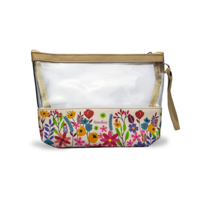 Alternative view of Kit Nécessaire 3 Peças Fina Ideia Floral com espelho