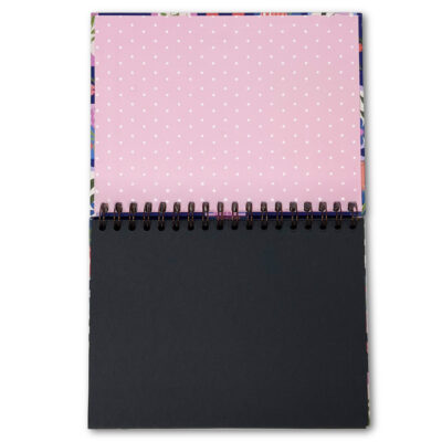 Alternative view of Caderno de Criação Fina Ideia Selinhos Azul 23,5x17,5cm 30 folhas pretas 180g/m² capa dura