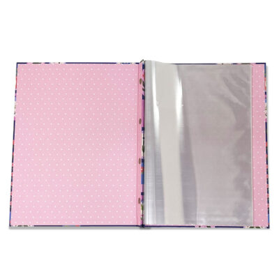 Alternative view of Pasta Catálogo Fina Ideia Selinhos Azul Ofício 24x32cm capa dura