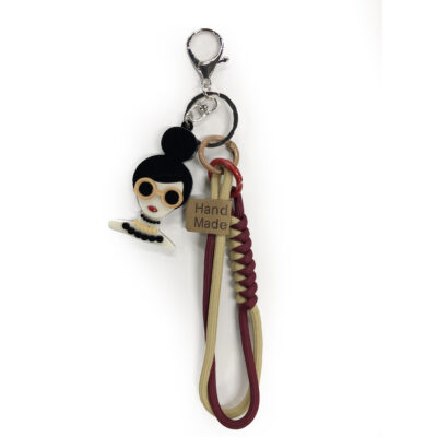 Chaveiro Acrílico Bia Fina Ideia 22x3cm – Enfeite Bolsa e Mochila