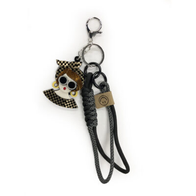 Chaveiro Acrílico Julia Fina Ideia 21x4cm – Enfeite Bolsa e Mochila