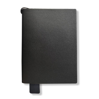 Caderneta A5 Pautada Preta Fina Ideia 14,5x21cm 132 folhas 100g/m²