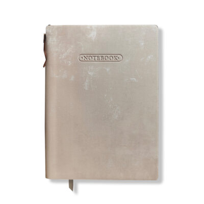 Caderneta A5 Sem Pauta Veludo Rosa Fina Ideia 15,5x21cm 100 folhas 100g/m²